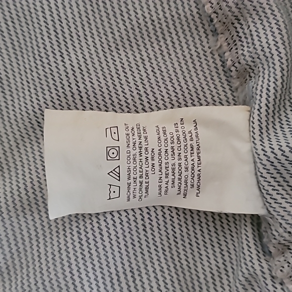 Rock & Republic Striped Jean Vest Women's Size S - Picture 7 of 7